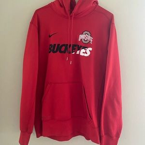 Mens Nike dry fit Ohio State Buckeyes hoodie